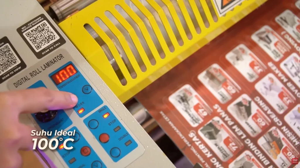 Suhu Mesin Laminasi Tidak Sesuai