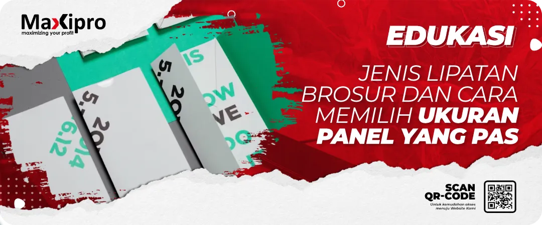 Jenis Lipatan Brosur dan Cara Memilih Ukuran Panel yang Pas
